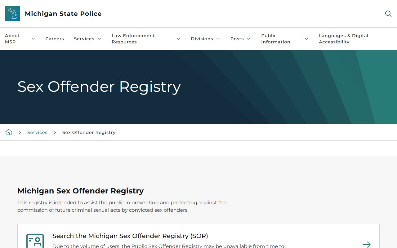 Presque Isle County arrest and charge records