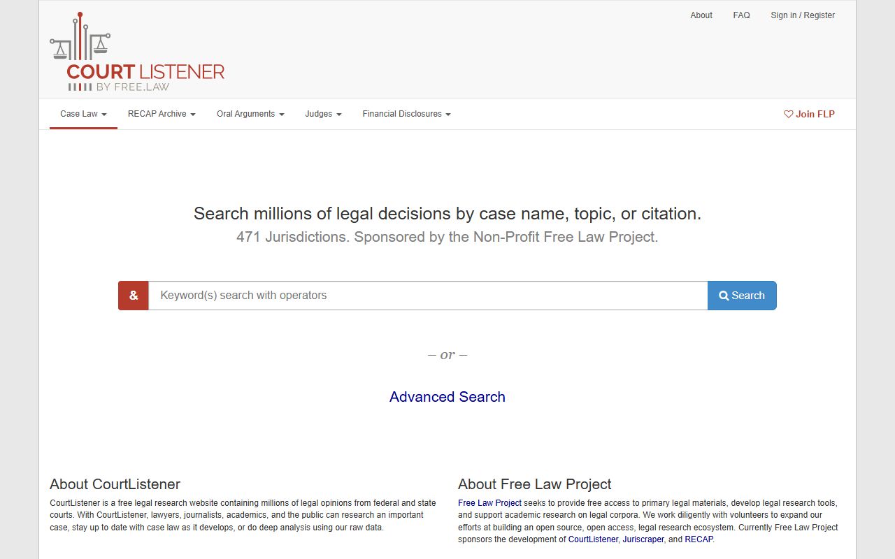 Presque Isle County court records research alternative through CourtListener